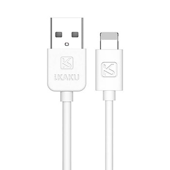 Kabel USB iPhone Lightning 2.4A 2m Szybkie Ładowanie i Transfer Danych KAKU (KSC-332) biały - KAKU
