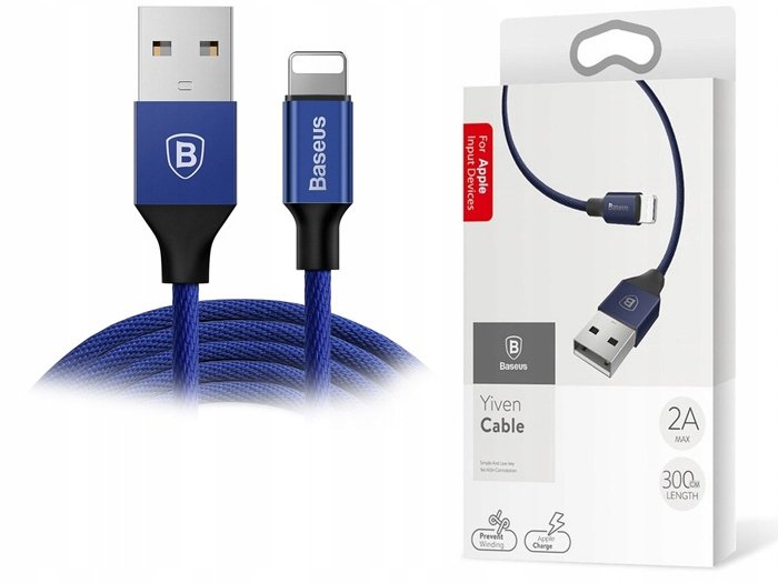 Kabel USB/Lightning BASEUS, 3 m