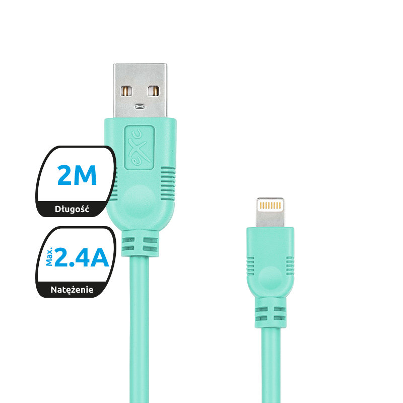 Kabel USB - Lightning EXC MOBILE Whippy, 2 m