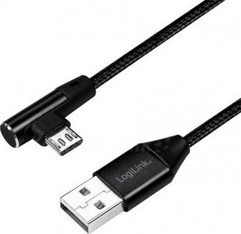 Kabel USB LogiLink USB-A - microUSB 0.3 m Czarny (CU0141) - LogiLink