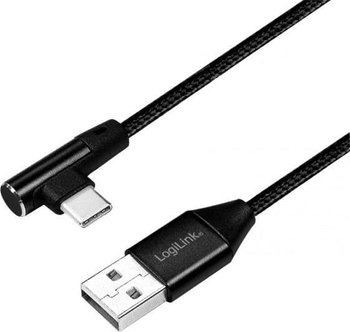 Kabel USB LogiLink USB-A - USB-C 1 m Czarny (CU0138) - LogiLink