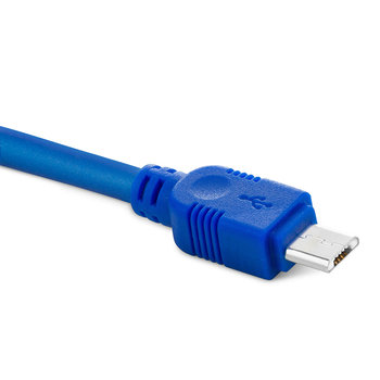 Kabel USB - micro USB EXC Whippy, 2 m, granatowy - eXc