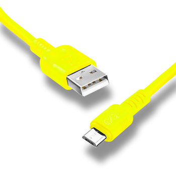 Kabel USB - micro USB eXc WHIPPY 2m neon żółty - eXc