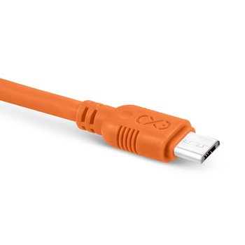 Kabel USB - micro USB eXc WHIPPY 2m pomarańczowy - eXc