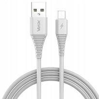 Kabel USB - microUSB 2m biały transfer danych do 480 MB/S Quick Charge 3.0