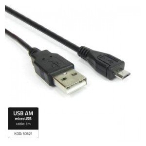 Kabel USB - microUSB QOLTEC, 1 m - Qoltec