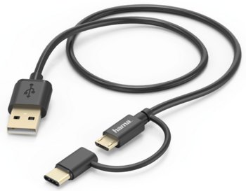 Kabel USB-microUSB/USB-C HAMA, 1 m - Hama
