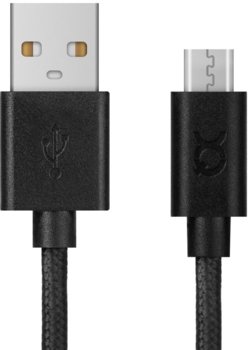 Kabel USB-microUSB XQISIT Cotton Cable, 1.8 m - Xqisit