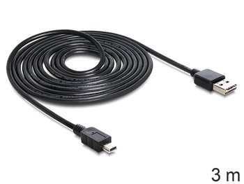 Kabel USB mini(m) - usb-a(m) DELOCK 2.0, Czarny, 3 m - Delock