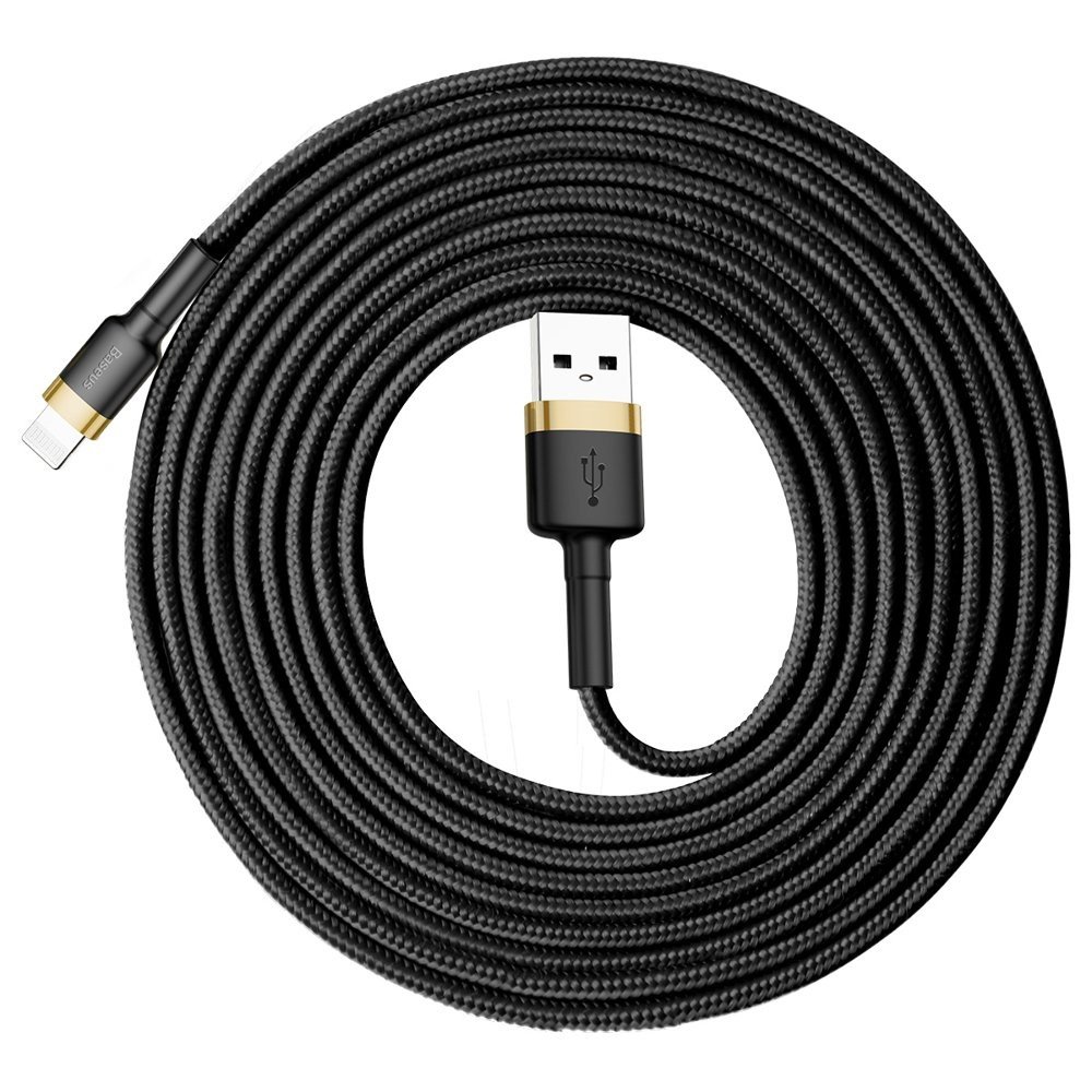 Cavo Baseus Cafule Double Side USB-microUSB QC 3.0, 2.4A, 1 Metro, Ricarica Rapida, Colore Rosso/nero.