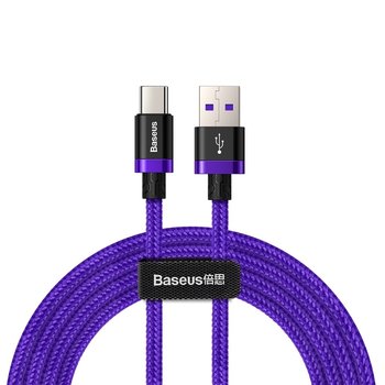 Kabel USB na USB-C BASEUS SuperCharge, 40W, QC 3.0, 2m, Purple Ring - Baseus