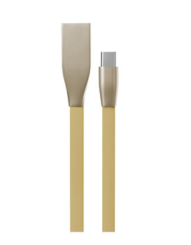 KABEL USB slim do USB-C Złoty - ERT Group