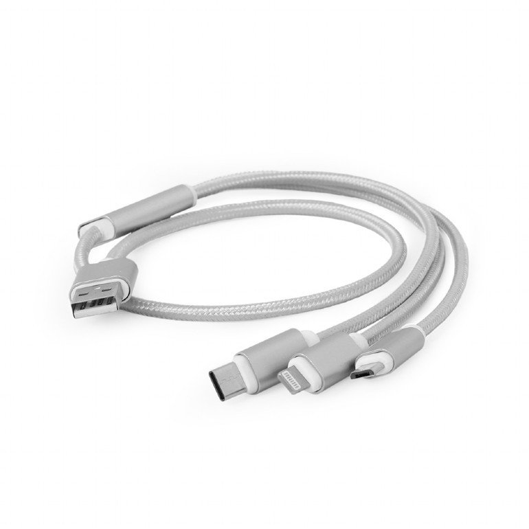 Kabel USB - Thunderbolt+USB-C+microUSB-B GEMBIRD , 1 M - Gembird ...