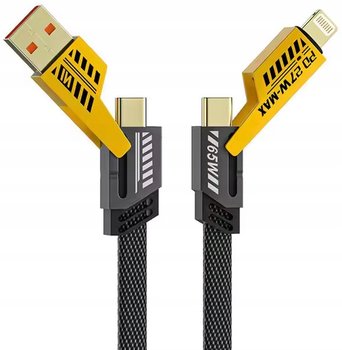 Kabel Usb Typ C Przewód Usb-C Type-C Lightning 4W1 65W Pd Qc 4485 - Inny producent