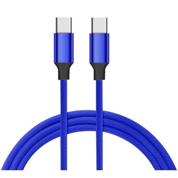 Kabel USB typ C - typ C niebieski 2A 1,5m VA0037 VAYOX - VAYOX