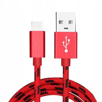 KABEL USB TYP-C USB TYP-A - Czerwony - Inny producent