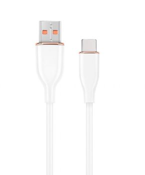 Kabel USB Type-C ładowanie i transmisja silikonowy 1.5m biały CC-USB2S-AMCM-1.5M-W - Gembird