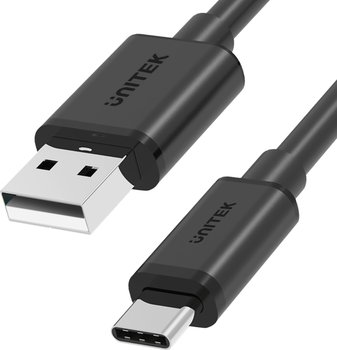 Kabel USB Unitek USB-A - USB-C 0.25 m Czarny (Y-C480BK) - Unitek
