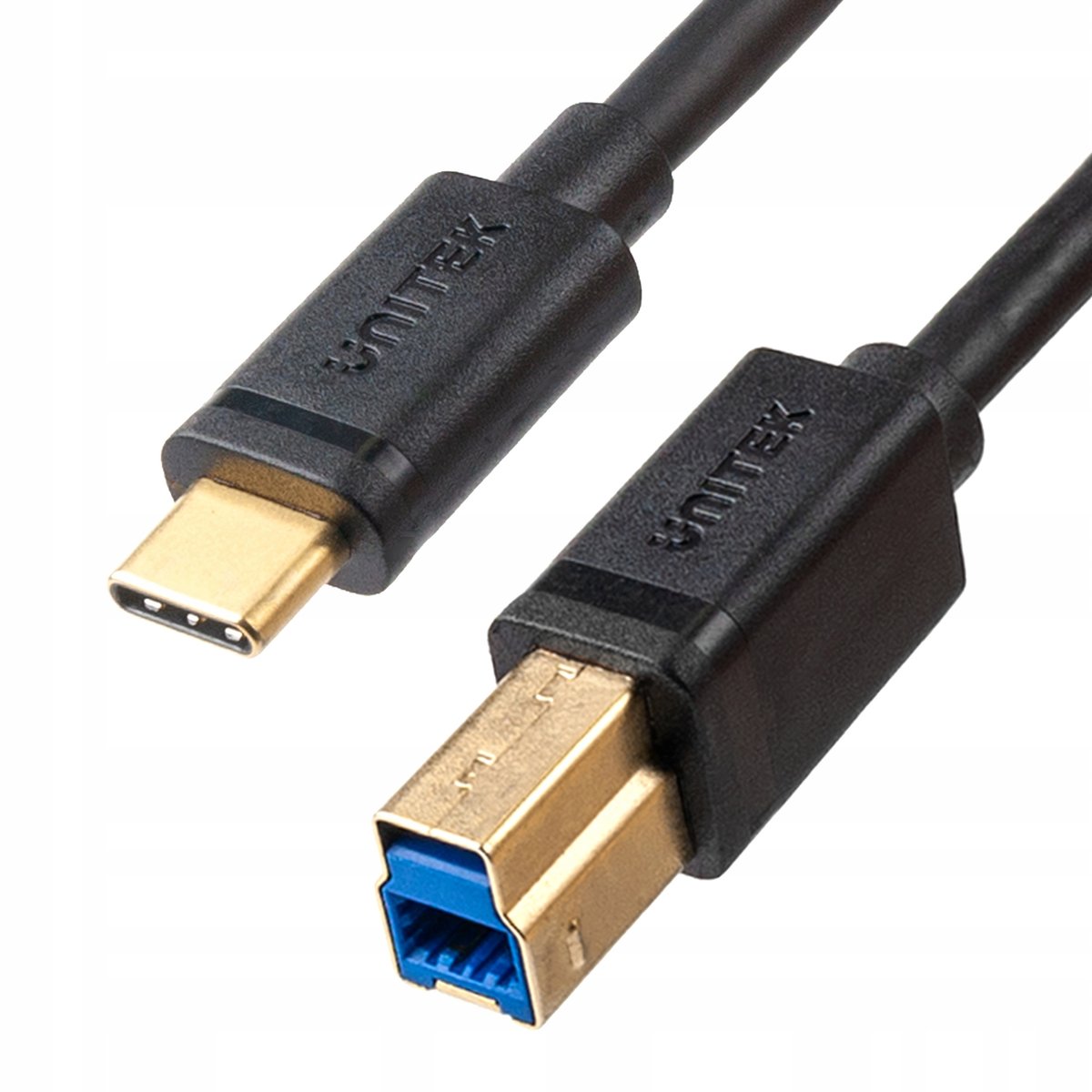 Kabel USB Unitek USB-B - USB-C 2 m Czarny (C14096BK-2M) - Unitek ...
