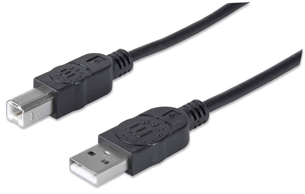 Фото - Кабель MANHATTAN Kabel USB - USB-B , 1 m 