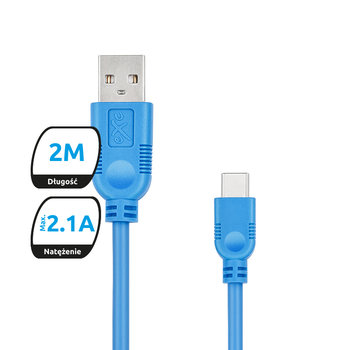 Kabel USB - USB-C EXC MOBILE Whippy, 2 m - eXc mobile