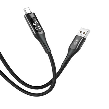 Kabel USB - USB-C XO NB162, 1m, 2.4A, czarny - XO