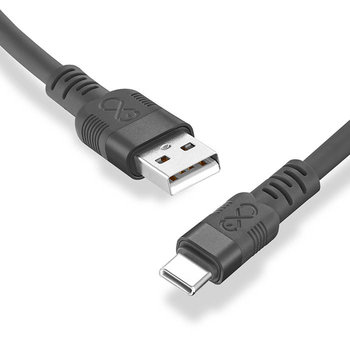 Kabel USBA-USBC eXc WHIPPY Pro 0.9m ołówkowy grafit - eXc