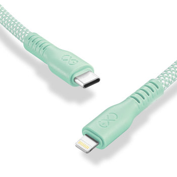 Kabel USBC-Lightning eXc IMMORTAL,2.0m,miętowy - eXc