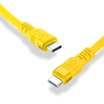 Kabel USBC-USBC eXc WHIPPY Pro 2m dojrzała cytryna - eXc