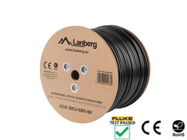 Kabel UTP 5e LANBERG, 305 m