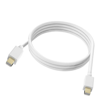 Kabel wideo Mini DisplayPort meski/meski 1,8 m — bialy - Avizar