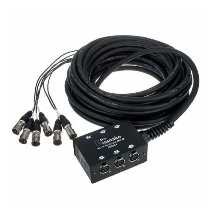 Kabel wieloparowy multicore XLR 15 m Stagebox 6xXLR the sssnake Inny