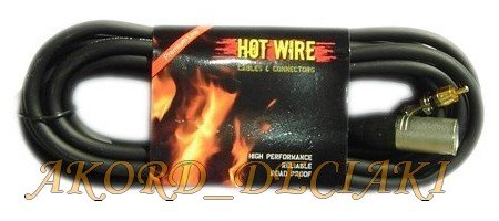 Zdjęcia - Kabel  Wtyczka Cinch - XLS męski 20m czarny / Hot Wire