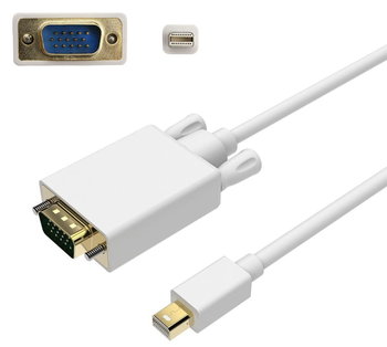 Kabel Z Mini Dp Displayport Na Vga Męskie 1,8M Mac - HP