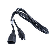 Kabel zasilający Akyga AK-NB-09A koniczynka IEC C5 / C14 przedłużacz 1.5m Akyga