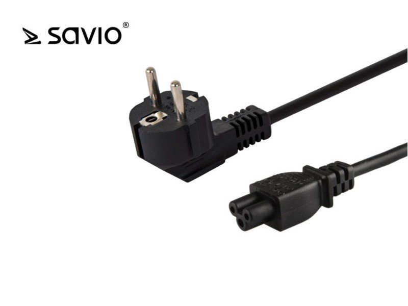 Kabel zasilający do laptopa Savio CL-67, 1.2 m
