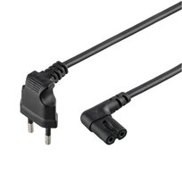 Kabel Zasilający Euro ósemka 3m 2 PIN Przewód do Audio Video Zasilaczy Produkt bezmarkowy