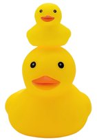 KACZA MAMA DZIECKO GUMOWE KACZUSZKI rodzinka kaczek ŻÓŁTE