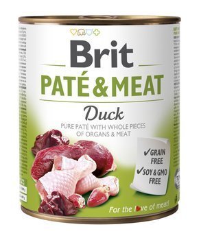 Kaczka BRIT Pate&Meat Duck, 800 g - Brit