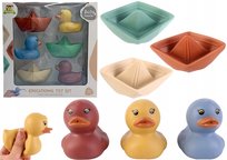 KACZKI i ŁÓDECZKI ekologiczne BIO PLASTIK zestaw prezentowy PREMIUM