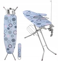 KADAX Deska Do Prasowania Z Uchwytem Gniazdem Rękawik Z Półką 120x38 cm