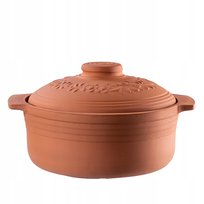 KADAX Garnek Rzymski Gliniany Owalny Forma 4L