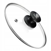 KADAX Pokrywka 22cm Szklana Pokrywa Patelni Garnka