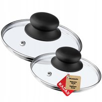 Kadax Zestaw Pokrywa Żaroodporna 16+14Cm K4595