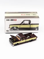 KAIDO HOUSE CHEVROLET SILVERADO KAIDO VINTAGE SPEC V1 #145 1/64 MINI GT (BROWN/BEIGE - Foto 3