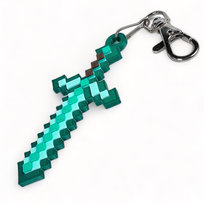 KAJAWIS brelok do kluczy dla dzieci zawieszka w stylu MINECRAFT gadżet MIECZ diamond EKO Kajawis