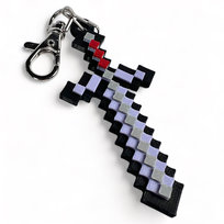 KAJAWIS brelok do kluczy dla dzieci zawieszka w stylu MINECRAFT gadżet MIECZ netherite EKO Kajawis