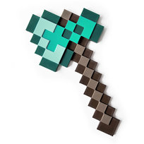 KAJAWIS Naklejka siekierka Diamond 3D w stylu MINECRAFT ozdoby dekoracja EKO Kajawis