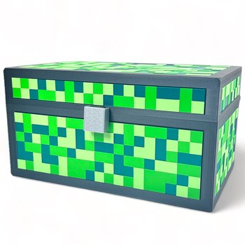 KAJAWIS skrzynka w stylu MINECRAFT pudełko XXL box ZIELONY dekoracje do pokoju EKO - KAJAWIS
