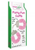 Kajdanki-furry Fun Cuffs Pink Plush